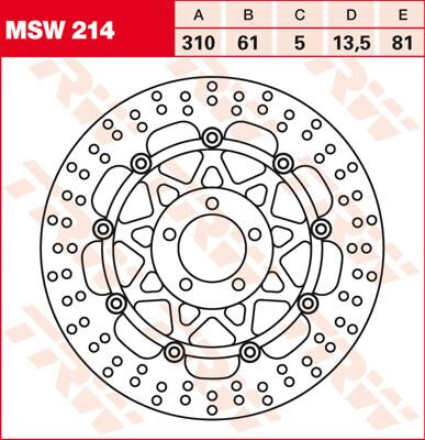 ROTOR TRW MSW214