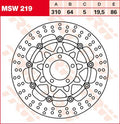ROTOR TRW MSW219