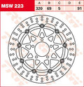 ROTOR TRW MSW223