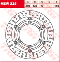 ROTOR TRW MSW235
