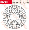ROTOR TRW MSW244
