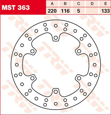 ROTOR TRW MST363