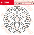 REAR BRAKE DISC XL/BT