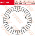 ROTOR TRW MST356