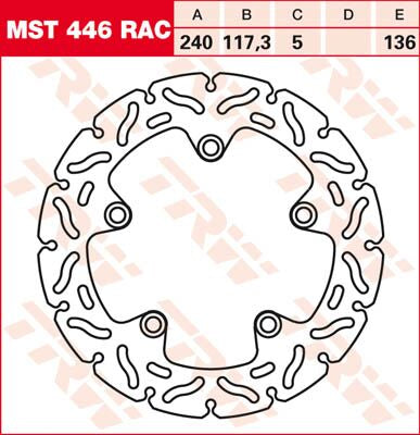 BRAKE ROTOR FIX RAC L/R