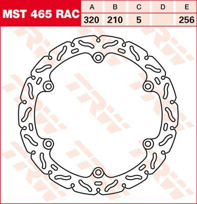 BRAKE ROTOR FIX RAC L/R