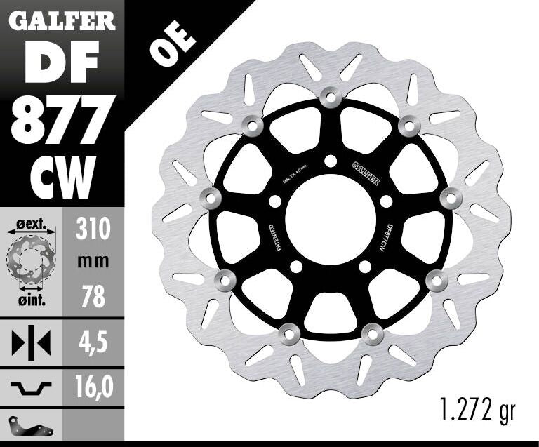 BRAKE DISC FLOAT WAVE
