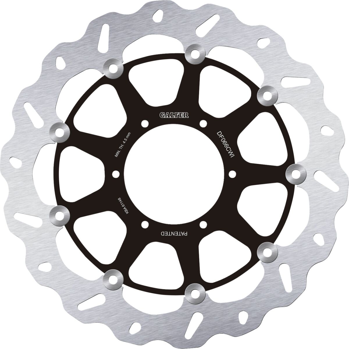 BRAKE DISC FLOAT WAVE LEFT