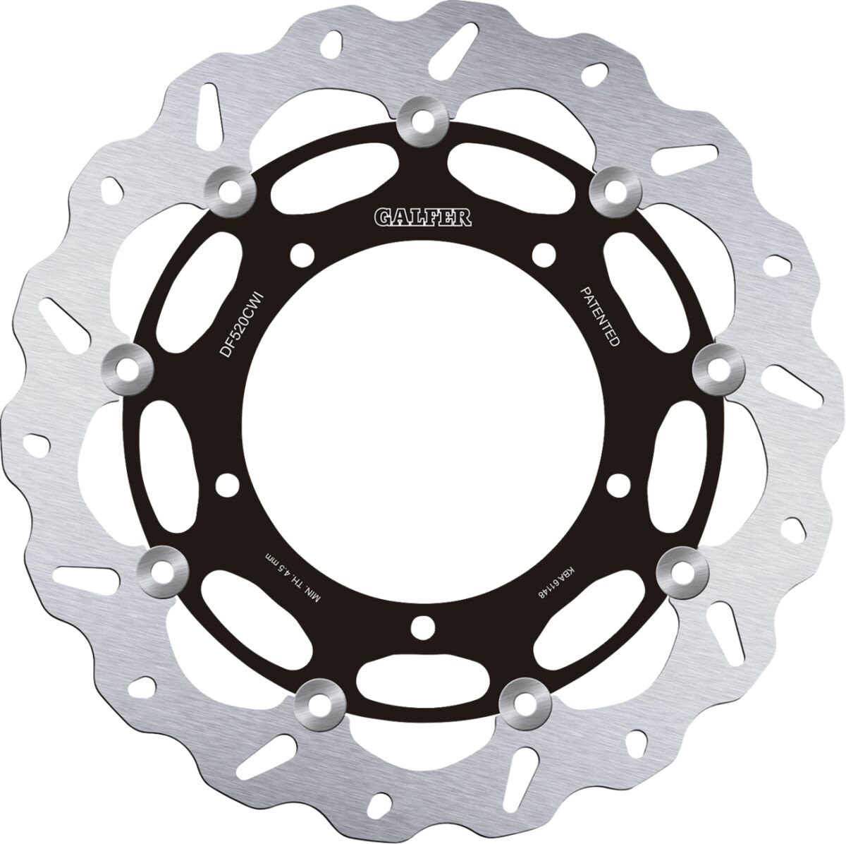 BRAKE DISC FLOAT WAVE LEFT