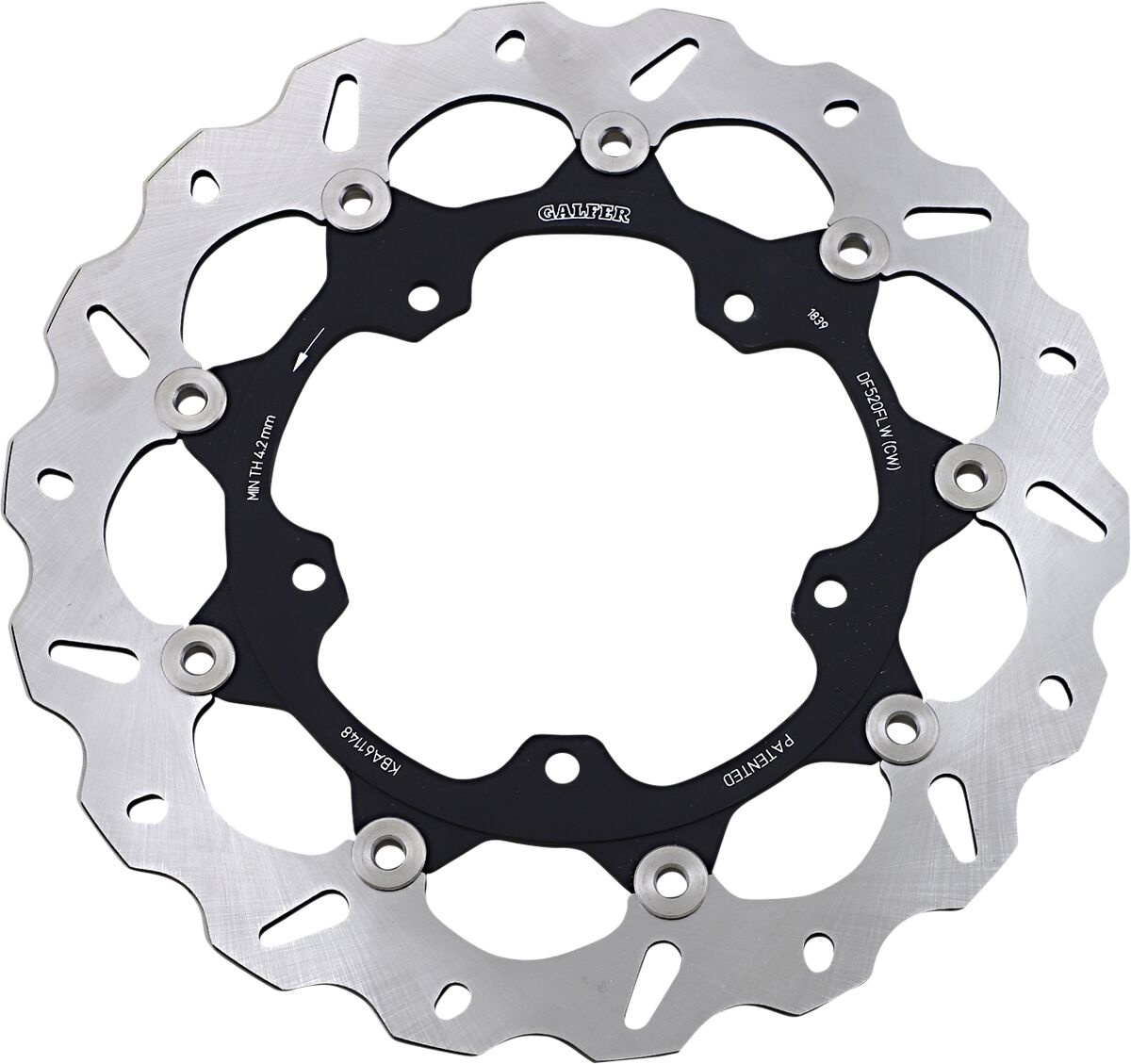 BRAKE DISC FLOAT WAVE LEFT