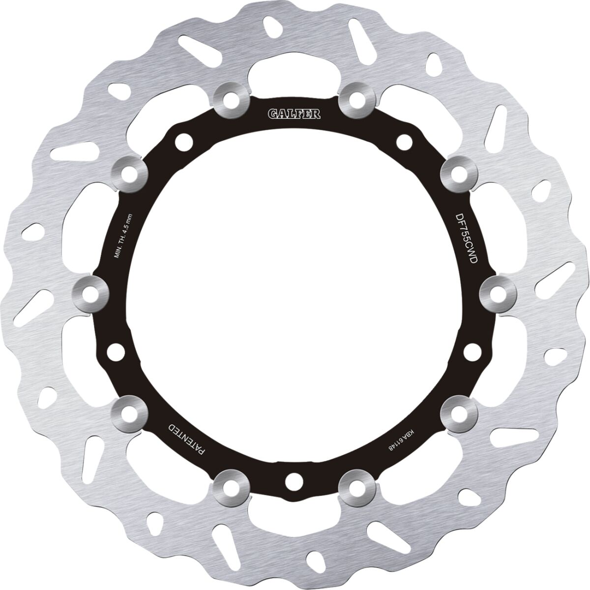 BRAKE DISC FLOAT WAVE RIGHT
