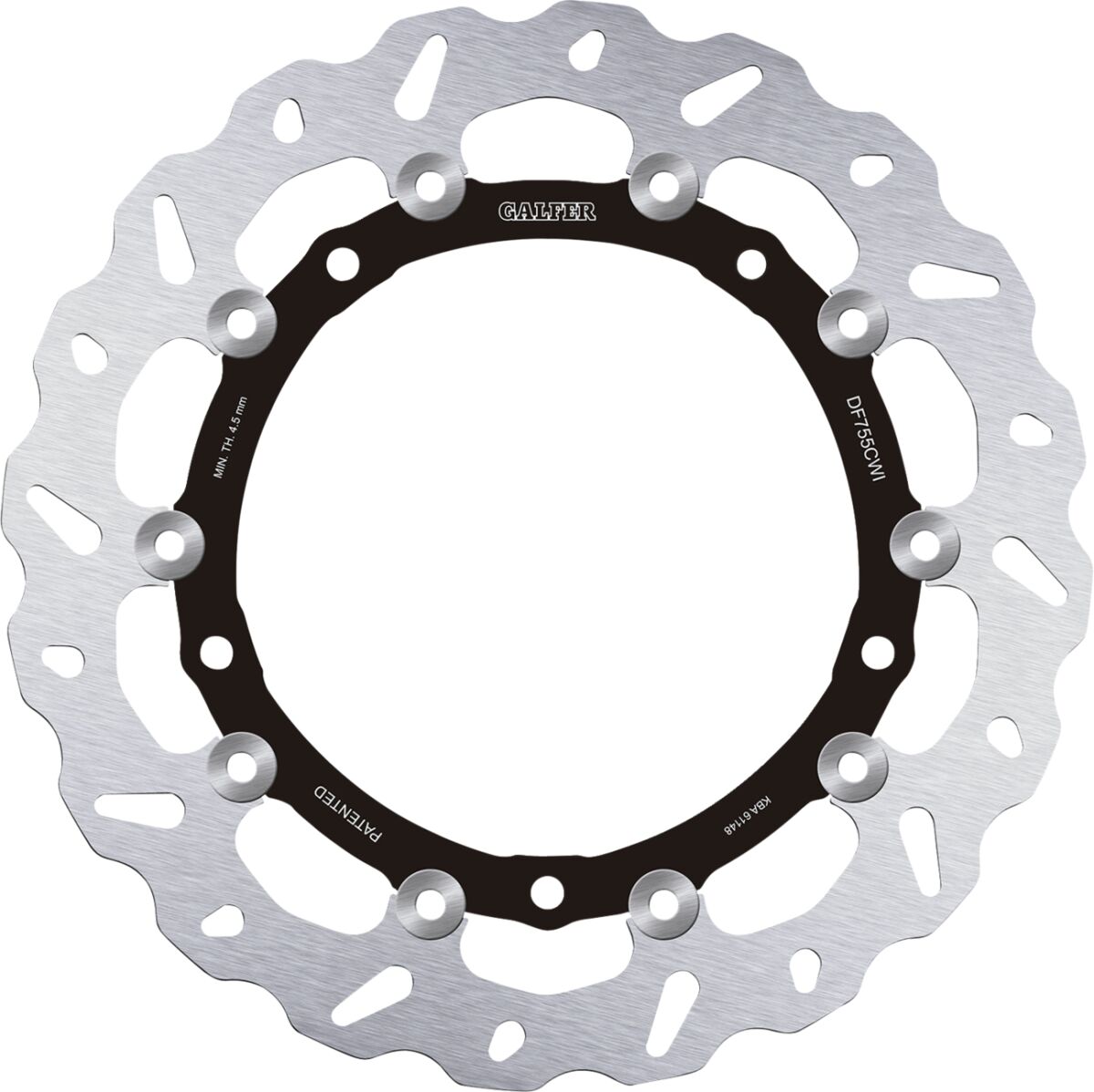 BRAKE DISC FLOAT WAVE LEFT