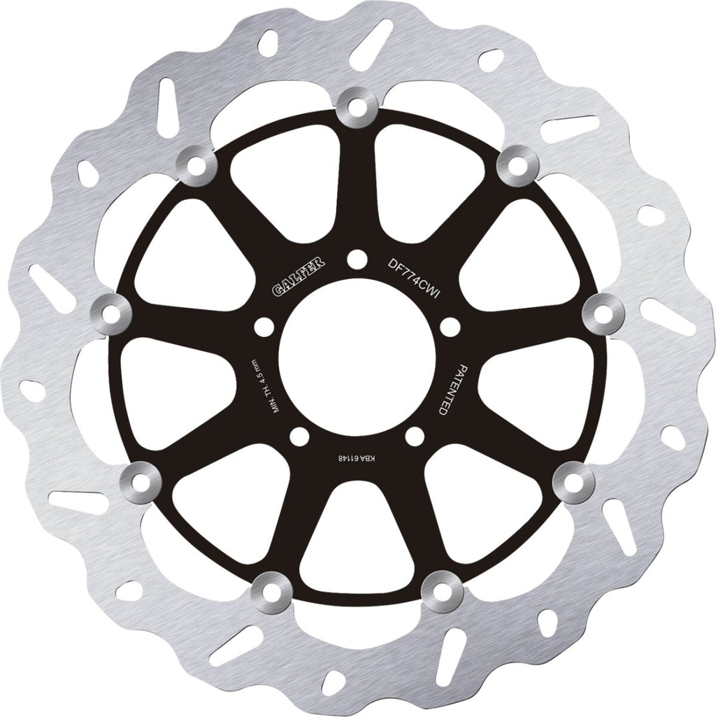 BRAKE DISC FLOAT WAVE LEFT