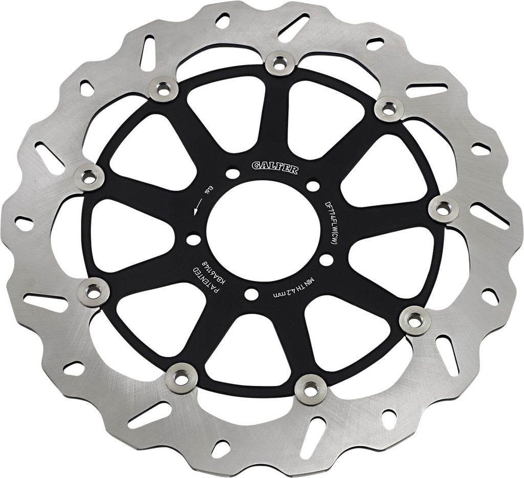 BRAKE DISC FLOAT WAVE LEFT