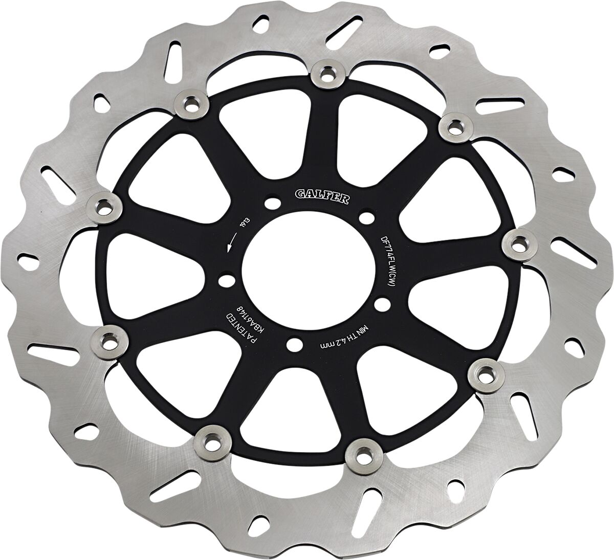 BRAKE DISC FLOAT WAVE LEFT