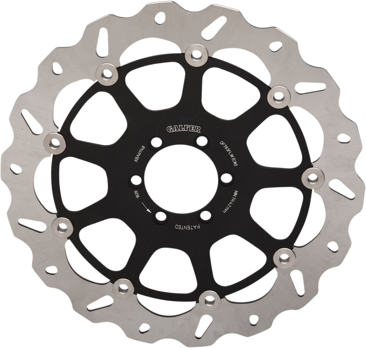 BRAKE DISC FLOAT WAVE LEFT