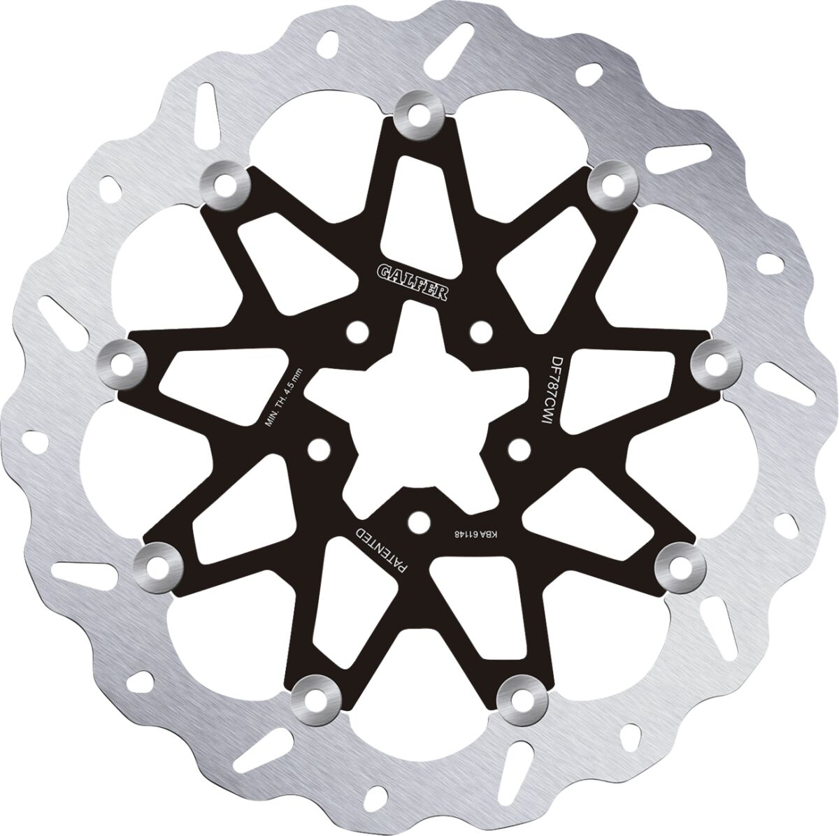 BRAKE DISC FLOAT WAVE LEFT