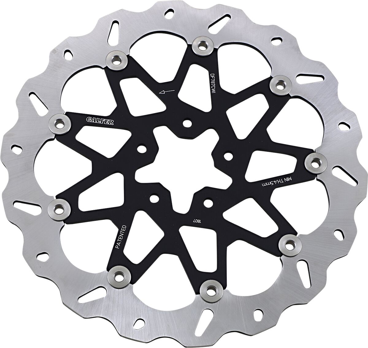 BRAKE DISC FLOAT WAVE LEFT