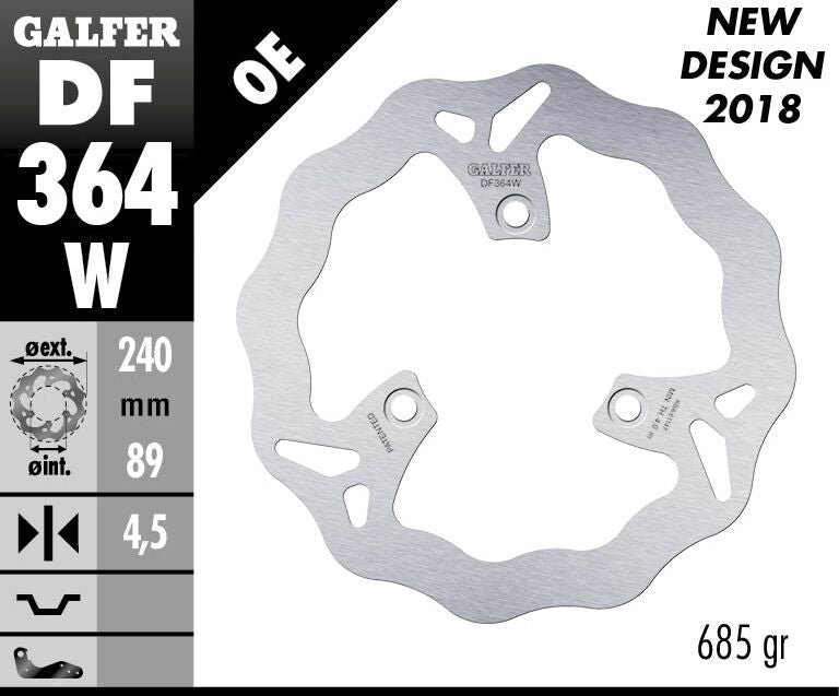 BRAKE DISC FIXED WAVE