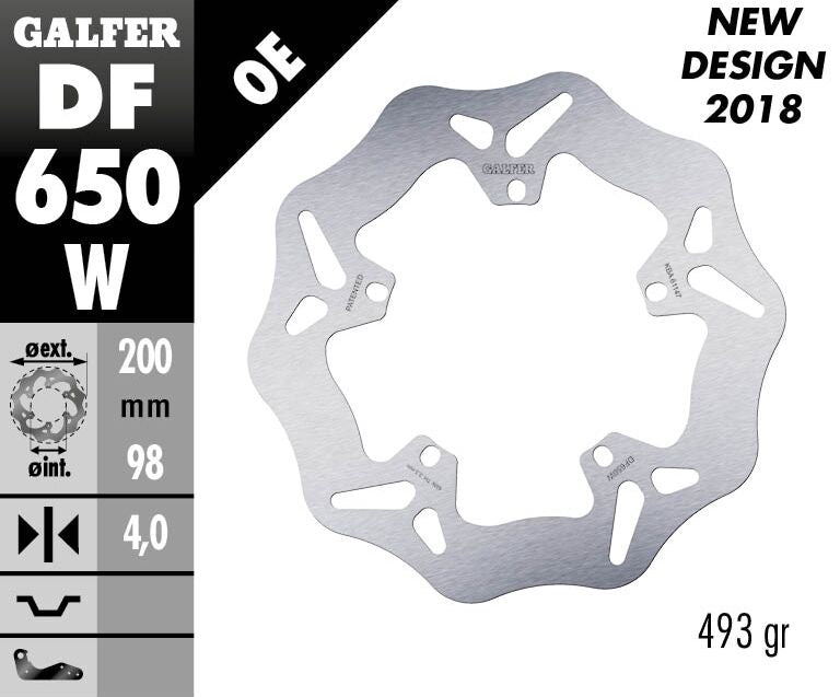 BRAKE DISC FIXED WAVE