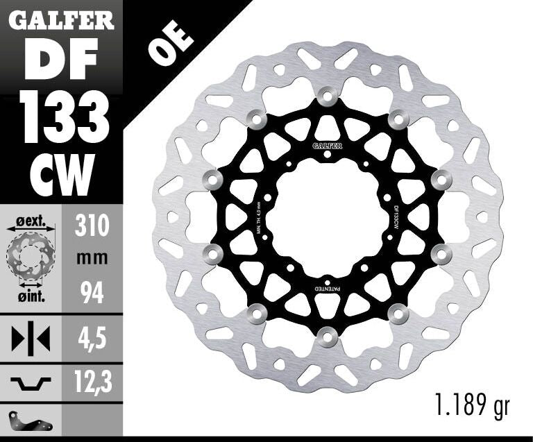 BRAKE DISC FLOAT WAVE