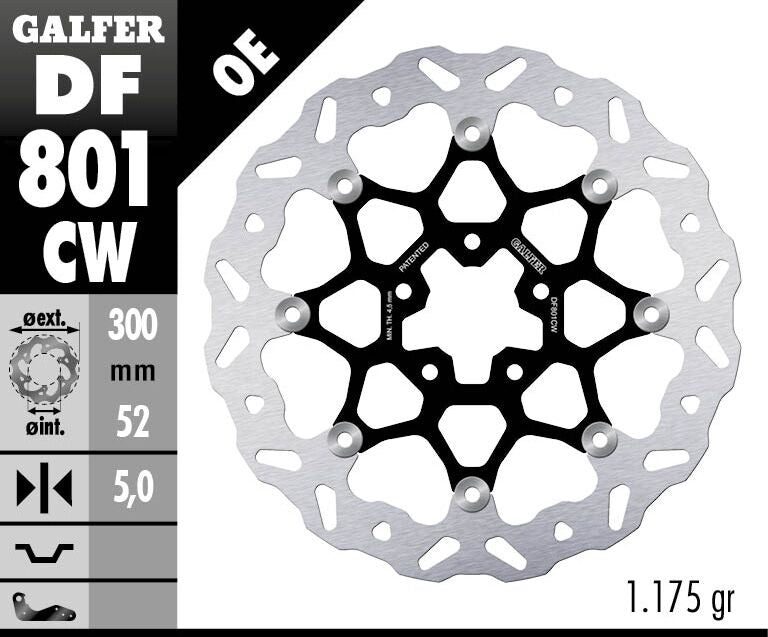 BRAKE DISC FLOAT WAVE