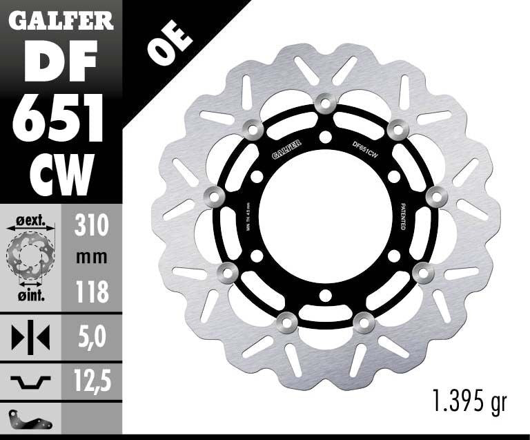 BRAKE DISC FLOAT WAVE