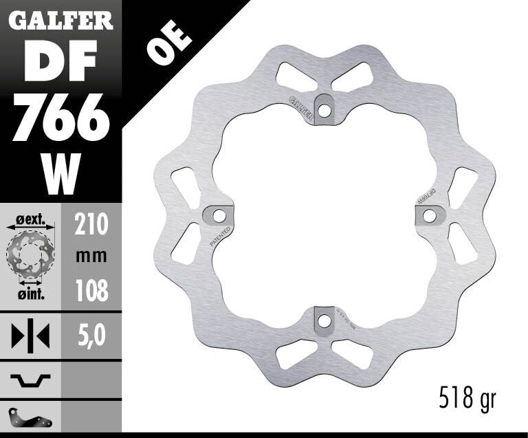 BRAKE DISC FIXED WAVE