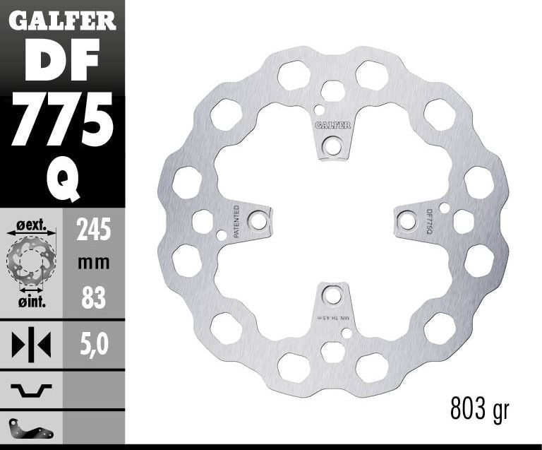 BRAKE DISC FIXED CUBIQ
