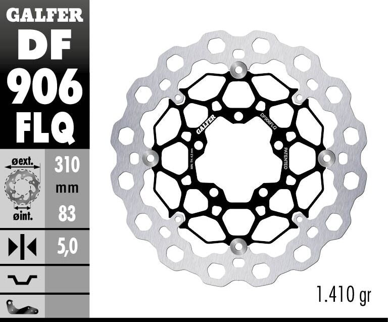 BRAKE DISC FLOAT CUBIQ