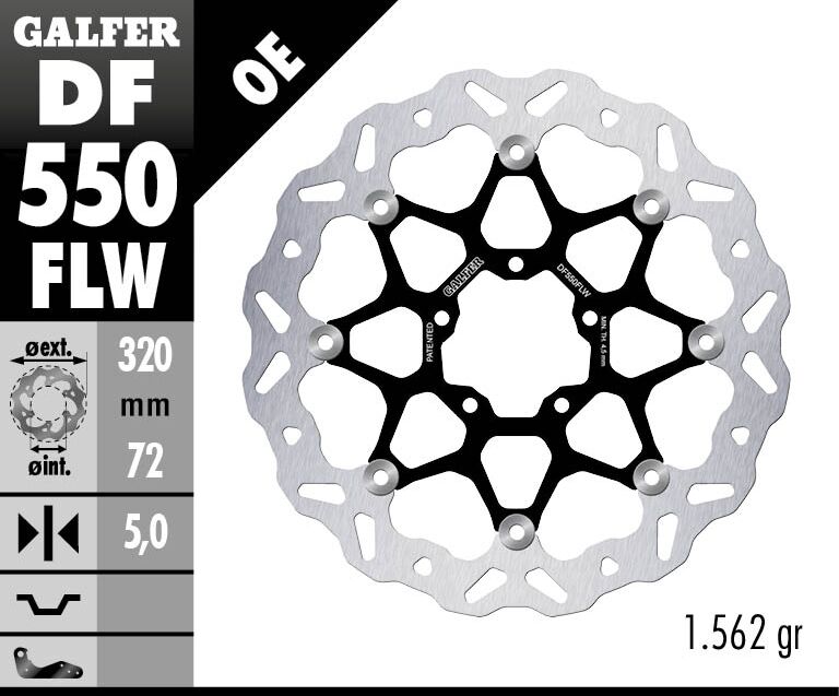 BRAKE DISC FLOAT WAVE