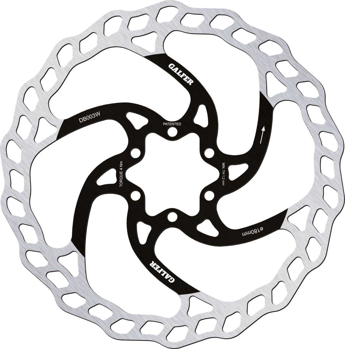 DISC WAVE 180X1.8MM