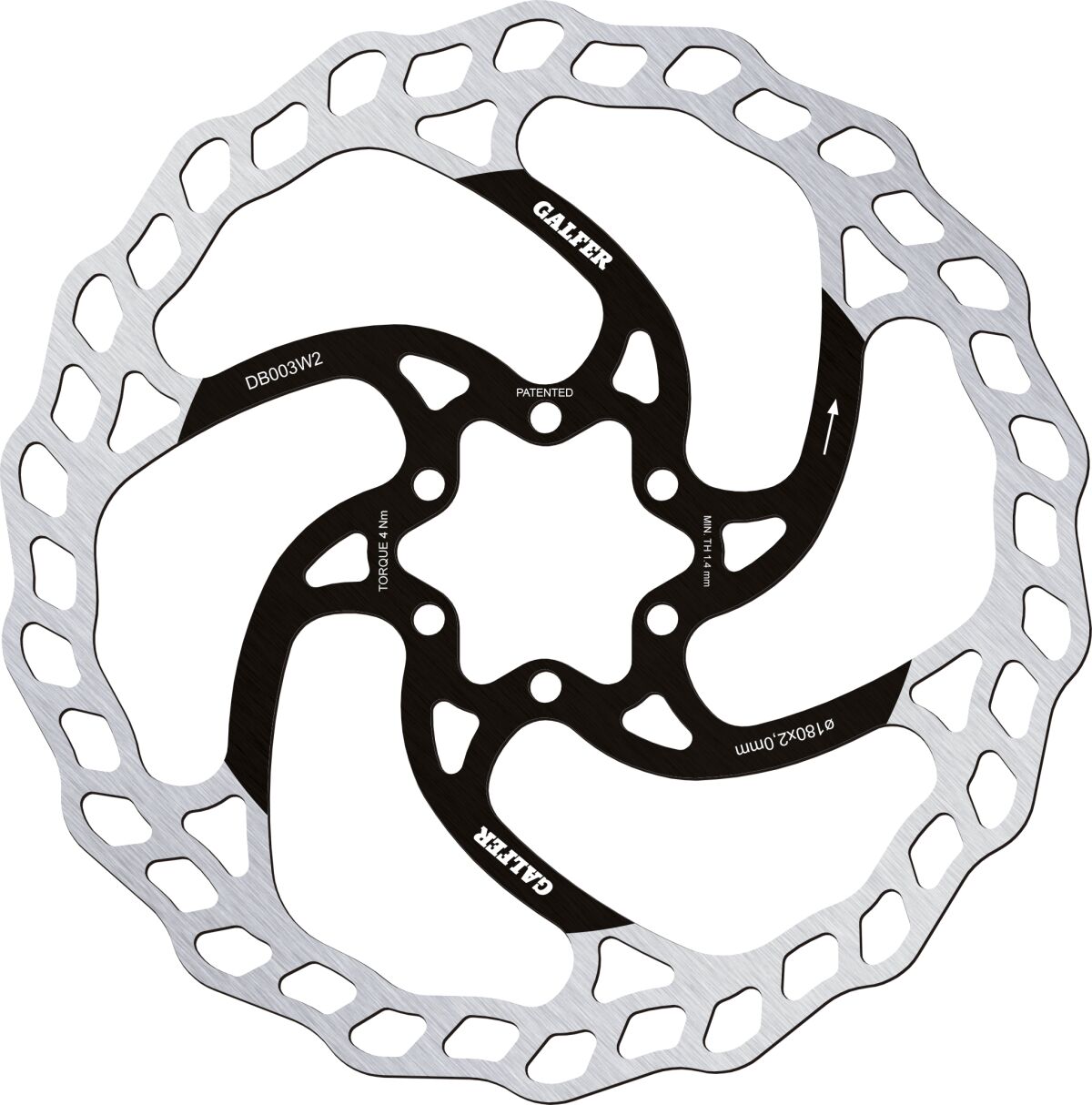 DISC WAVE 180X2.0MM