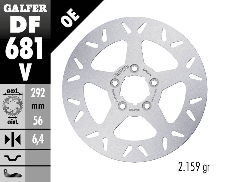 BRAKE DISC FIXED ROUND