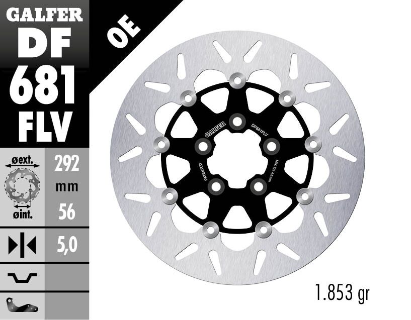 BRAKE DISC FLOAT ROUND
