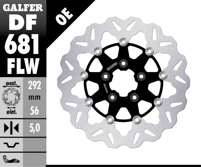 BRAKE DISC FLOAT WAVE