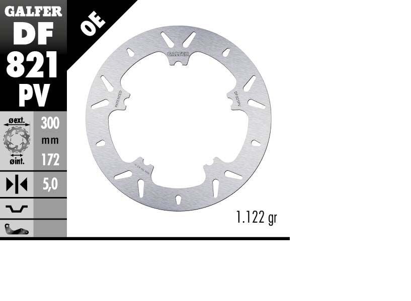 BRAKE DISC FIXED ROUND