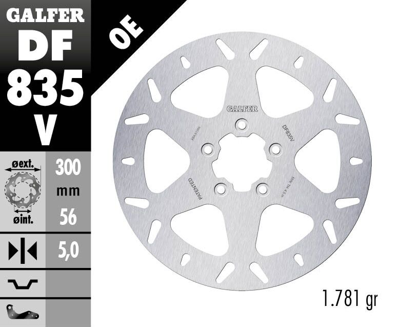 BRAKE DISC FIXED ROUND