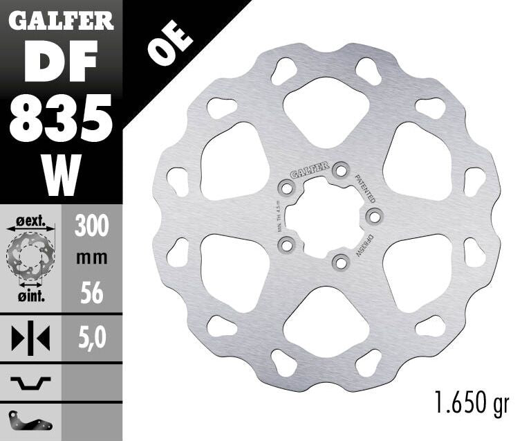 BRAKE DISC FIXED WAVE