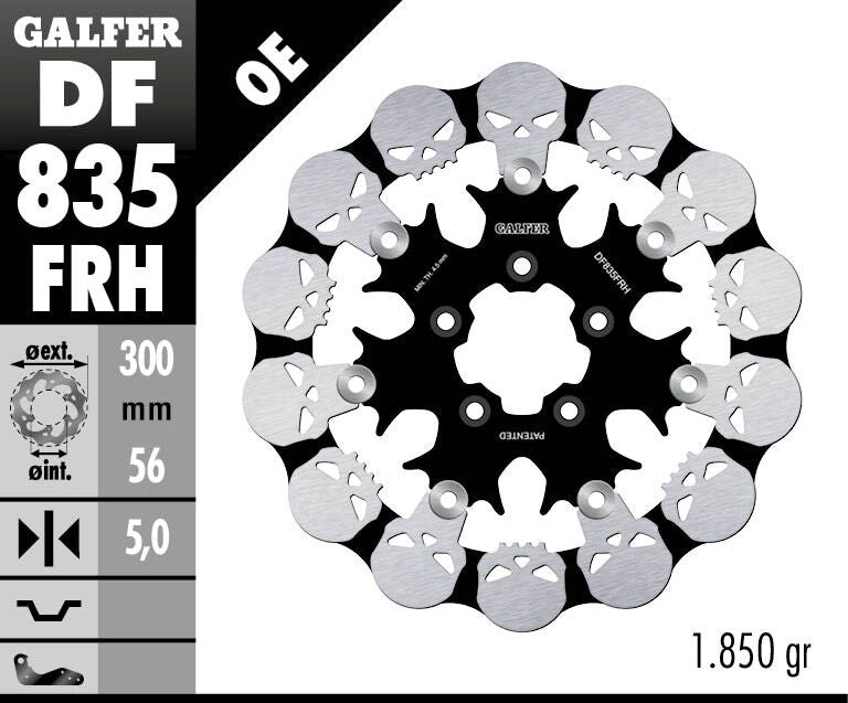 BRAKE DISC FLOAT SKULL