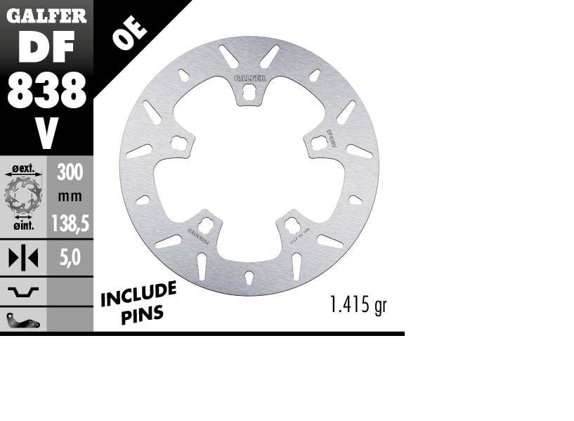 BRAKE DISC FIXED ROUND