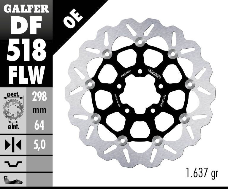 BRAKE DISC FLOAT WAVE
