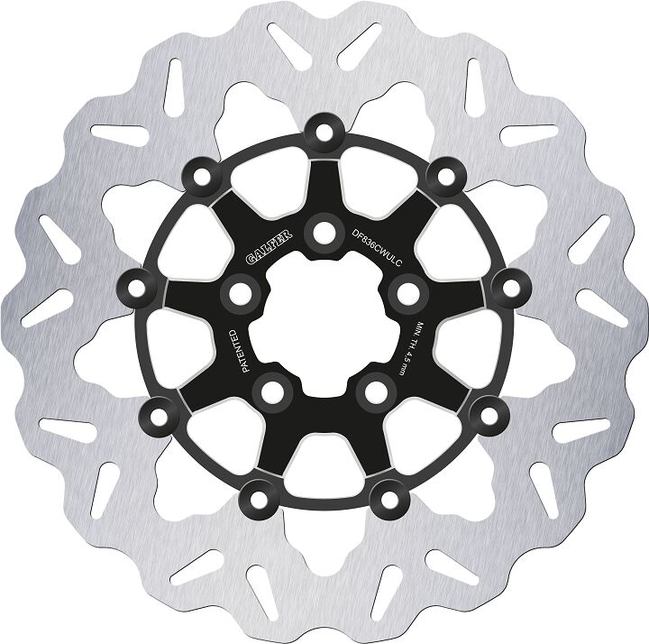 BRAKE DISC FLOAT WAVE BLACK CO