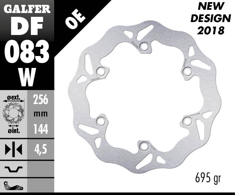 BRAKE DISC WAVE FIXED