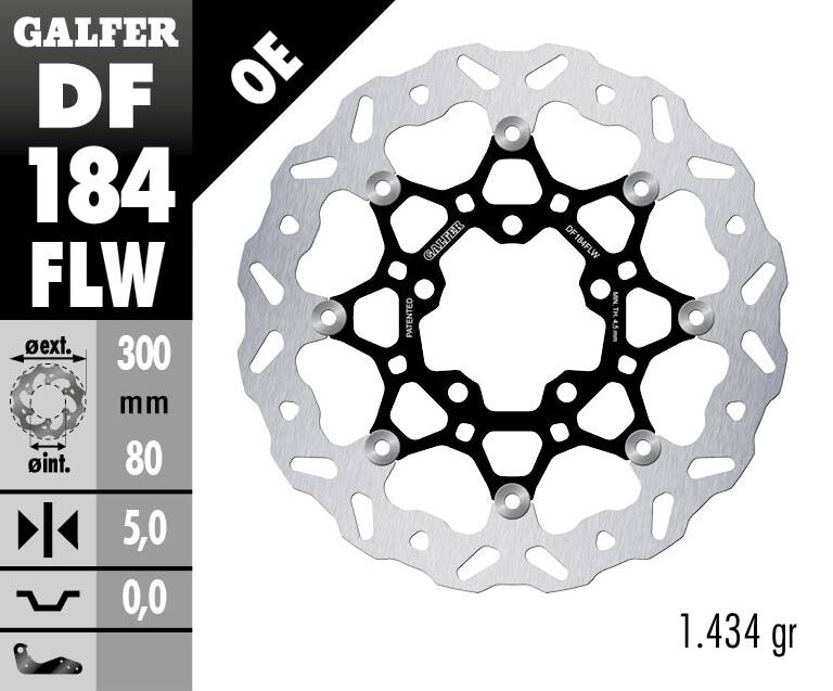 BRAKE DISC WAVE FLOATING