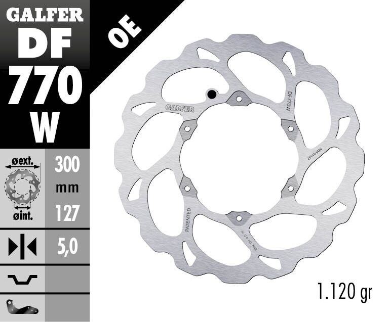 BRAKE DISC WAVE FIXED