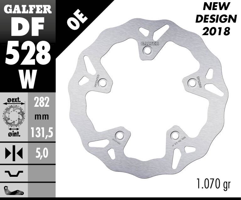 BRAKE DISC WAVE FIXED