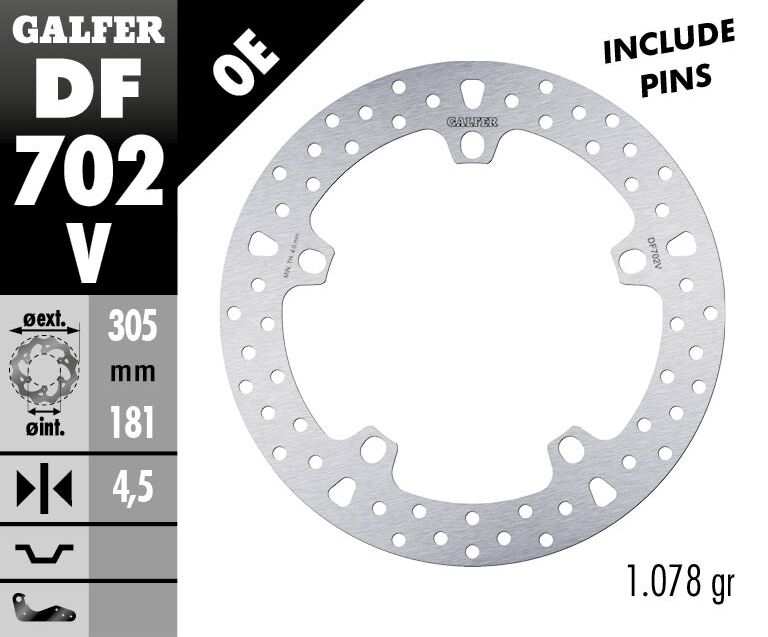 BRAKE DISC ROUND FIXED