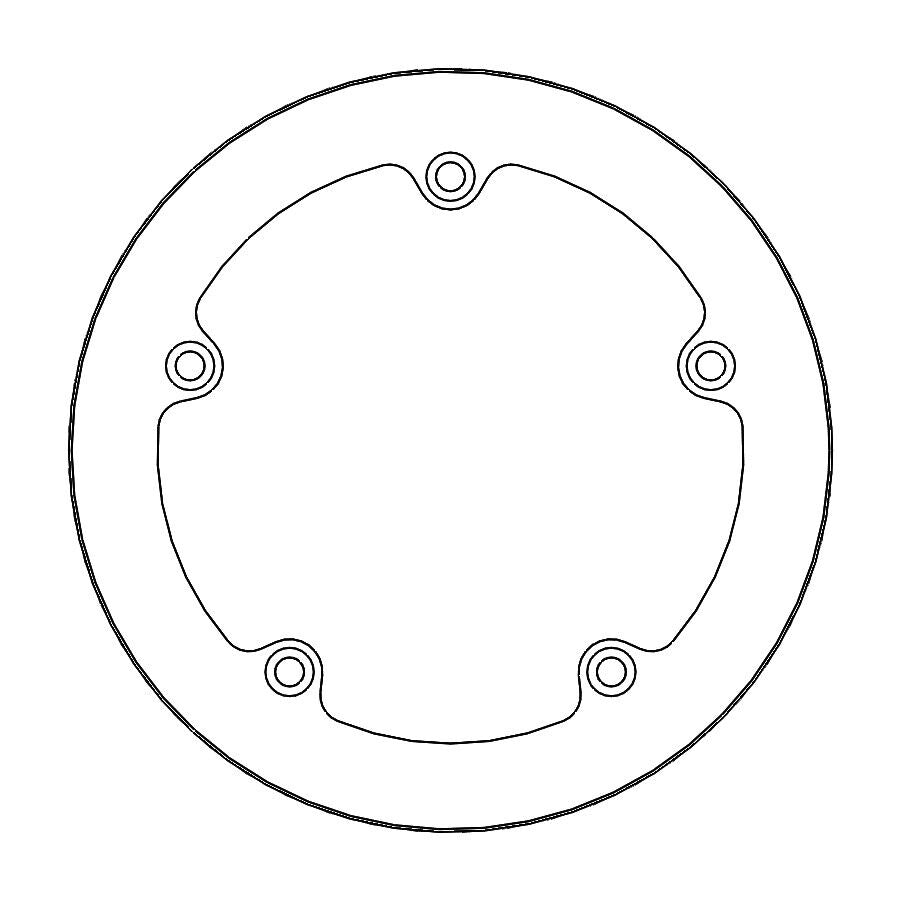 BRAKE DISC HALO MUD REAR BMW
