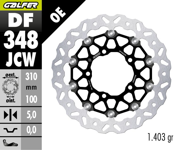 BRAKE DISC WAVE FLOATECH